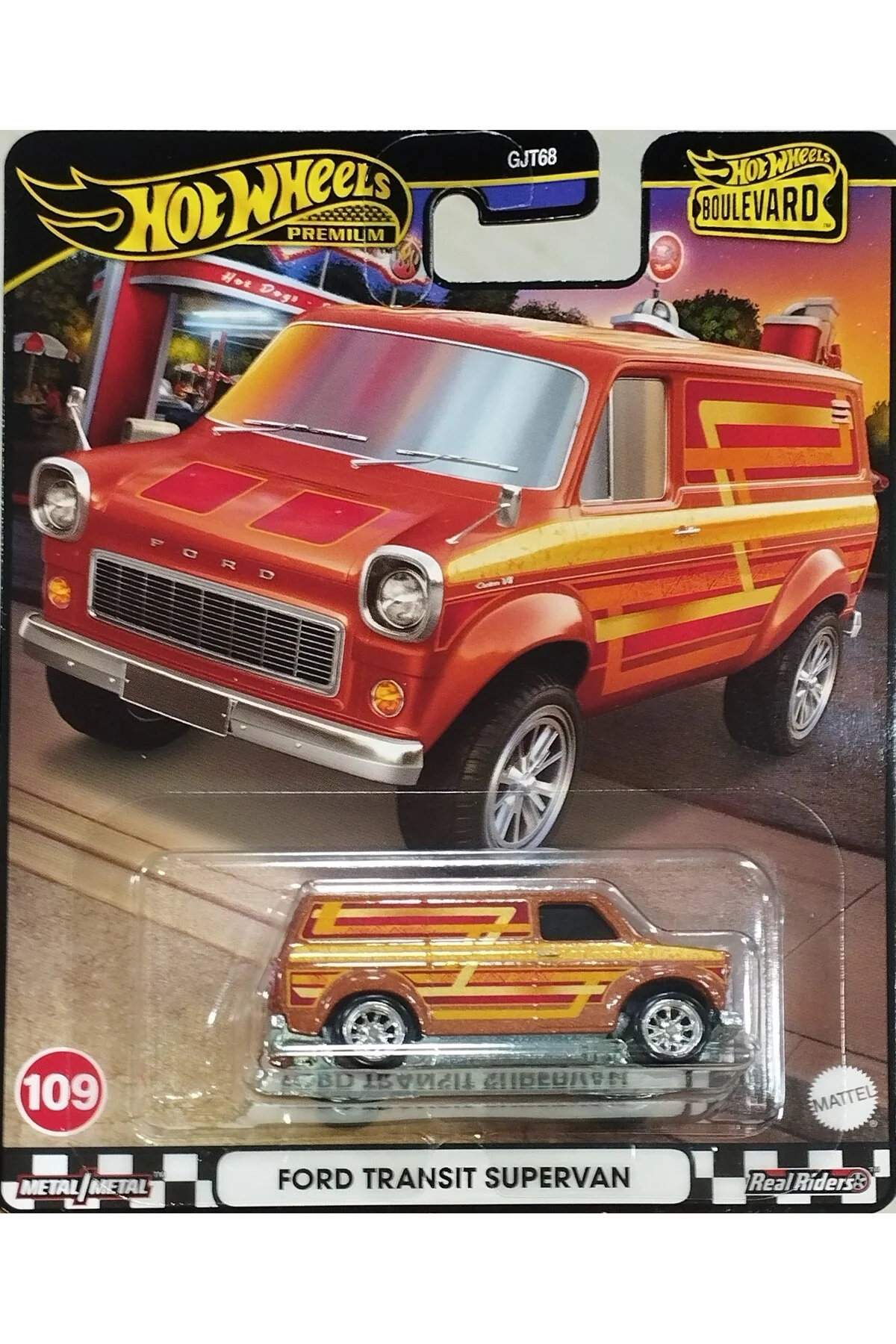 کارت بازی فورد ترانزیت هات ویلز اورجینال HOT WHEELS