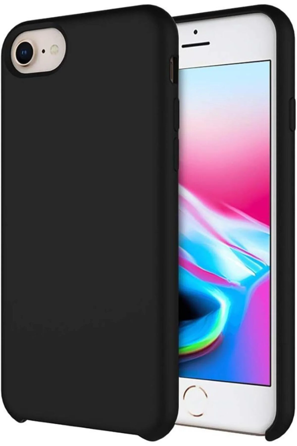 کاور و قاب BUFF RUBBER FIT CASE سازگار با آیفون 8 7 مشکی Buff Labs