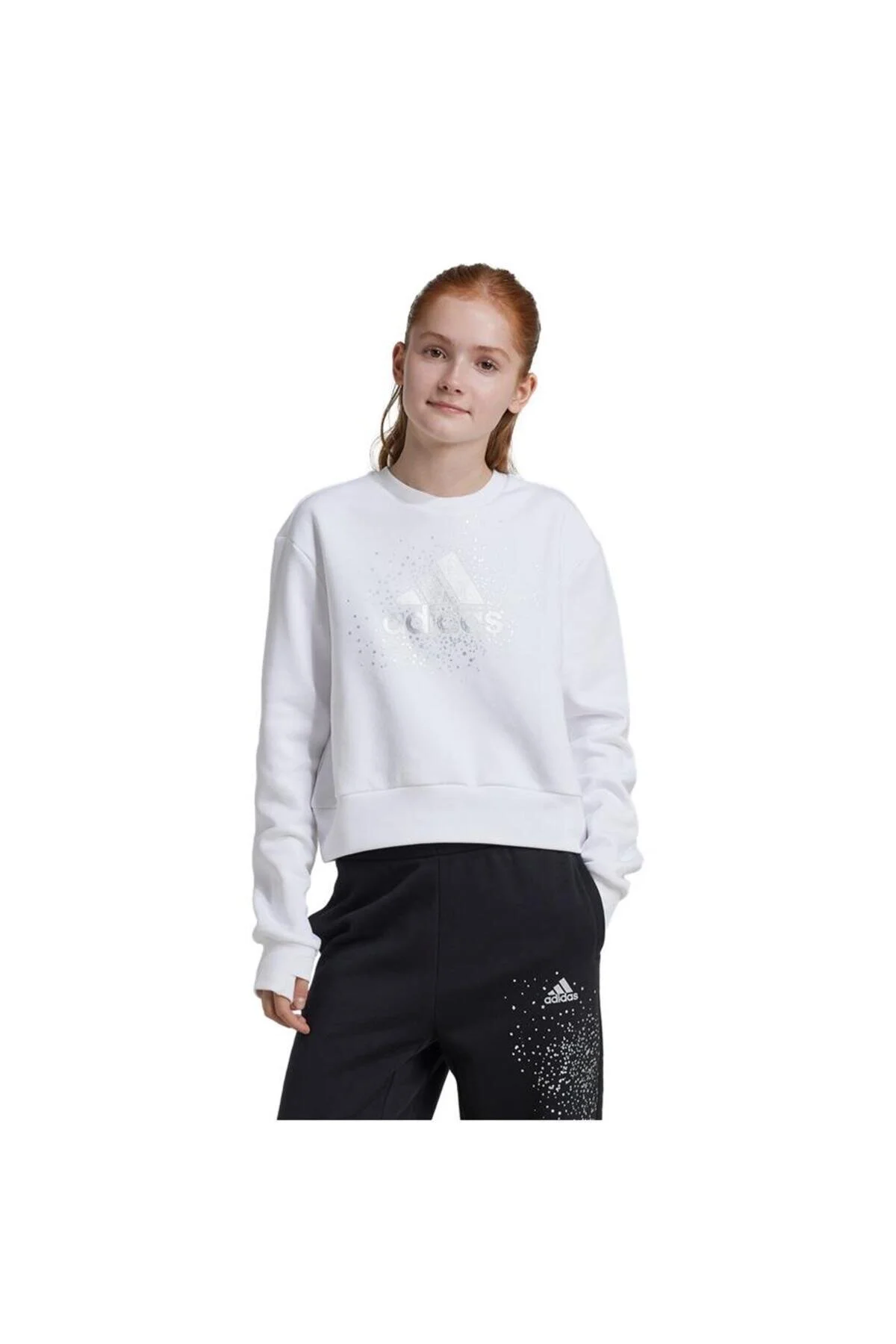 سویشرت دخترانه و پسرانه بچگانه JG GLM CREW KIDS SWEATSHIRT IX9330 آدیداس adidas