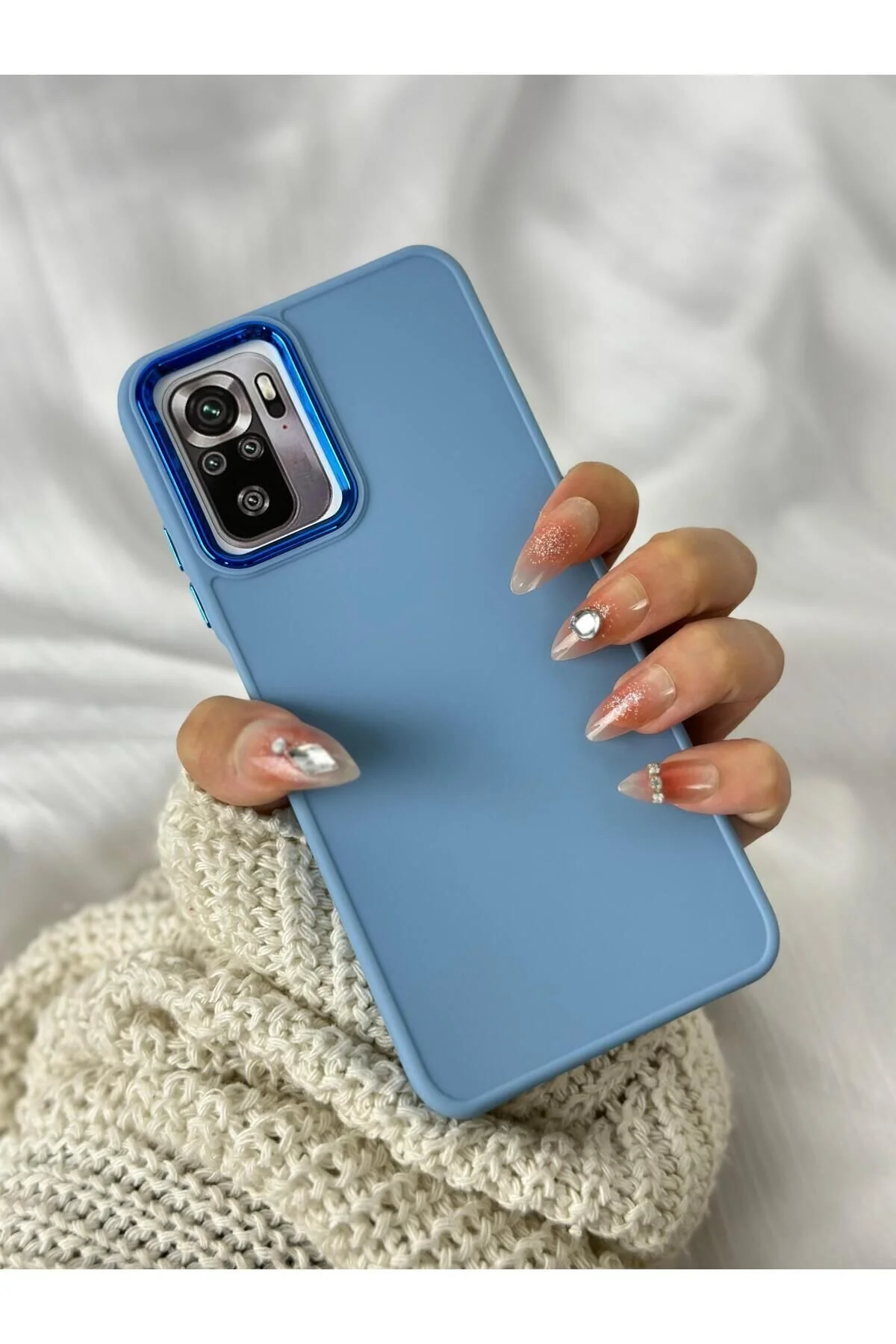 کاور و قاب سازگار با فلزی براق شیائومی REDMI NOTE 10 10S روکش سیلیکونی رنگ پاستلی Vip Case