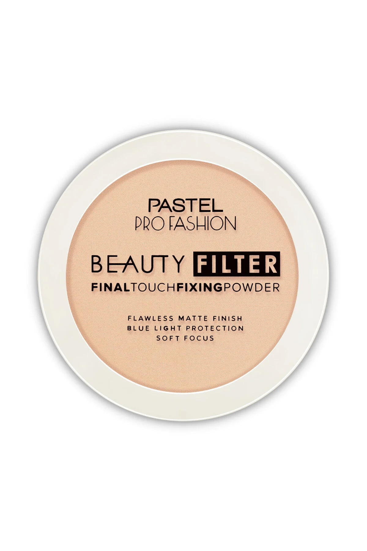 پودر فیکس کننده آرایش صورت رنگی سفید مدل Beauty Filter No 01 پاستل Pastel
