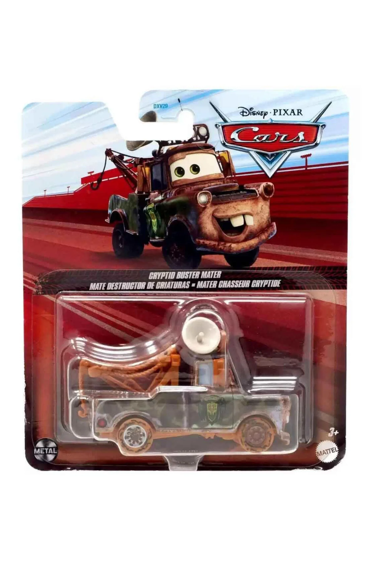 ماشین اسباب بازی CRYPTID BUSTER MATER HKY49 دیزنی اتومبیل های Cars