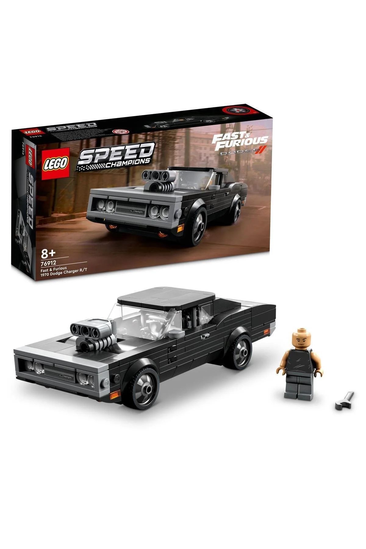 لگو و اسباب بازی های ساخت محور ® SPEED ​​​​CHAMPIONS FAST & FURIOUS 1970 DODGE CHARGER R T 76912 مجموعه خودرو 345 قطعه از ترکیه LEGO