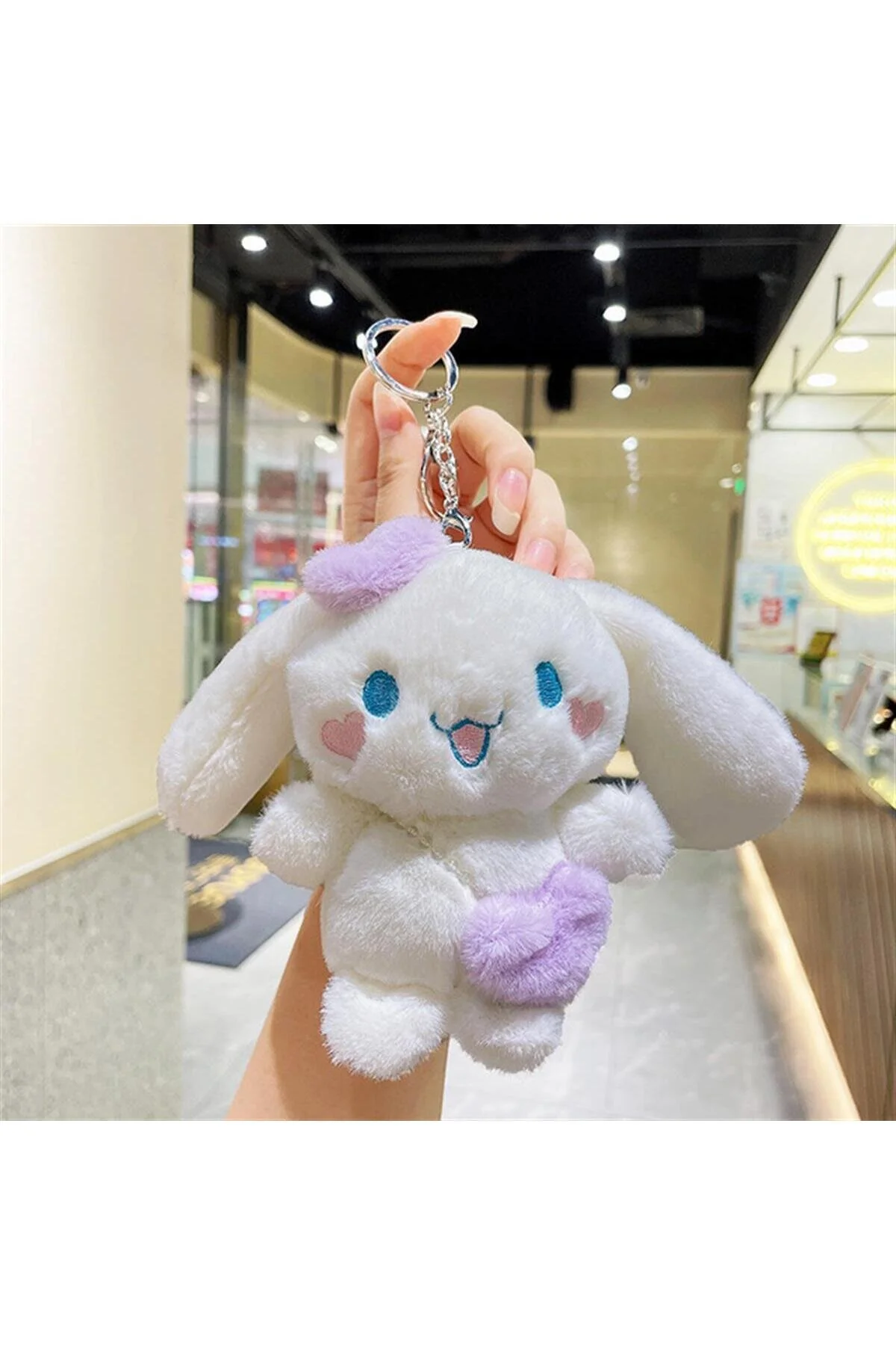 جلیقه کلید جاکلیدی مخمل دار SANRIO CINNAMAROLL Piraye Hediyelik Eşya