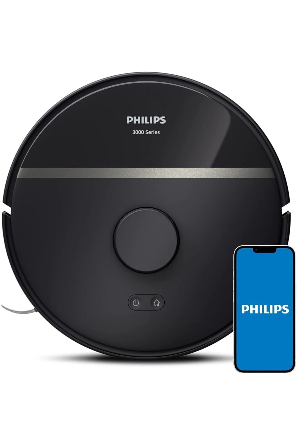 جاروبرقی رباتیک 4000PA ULTRA HIGH EMESS STRONG 3U 1 MOP فیلتر HEPA فیلیپس Philips