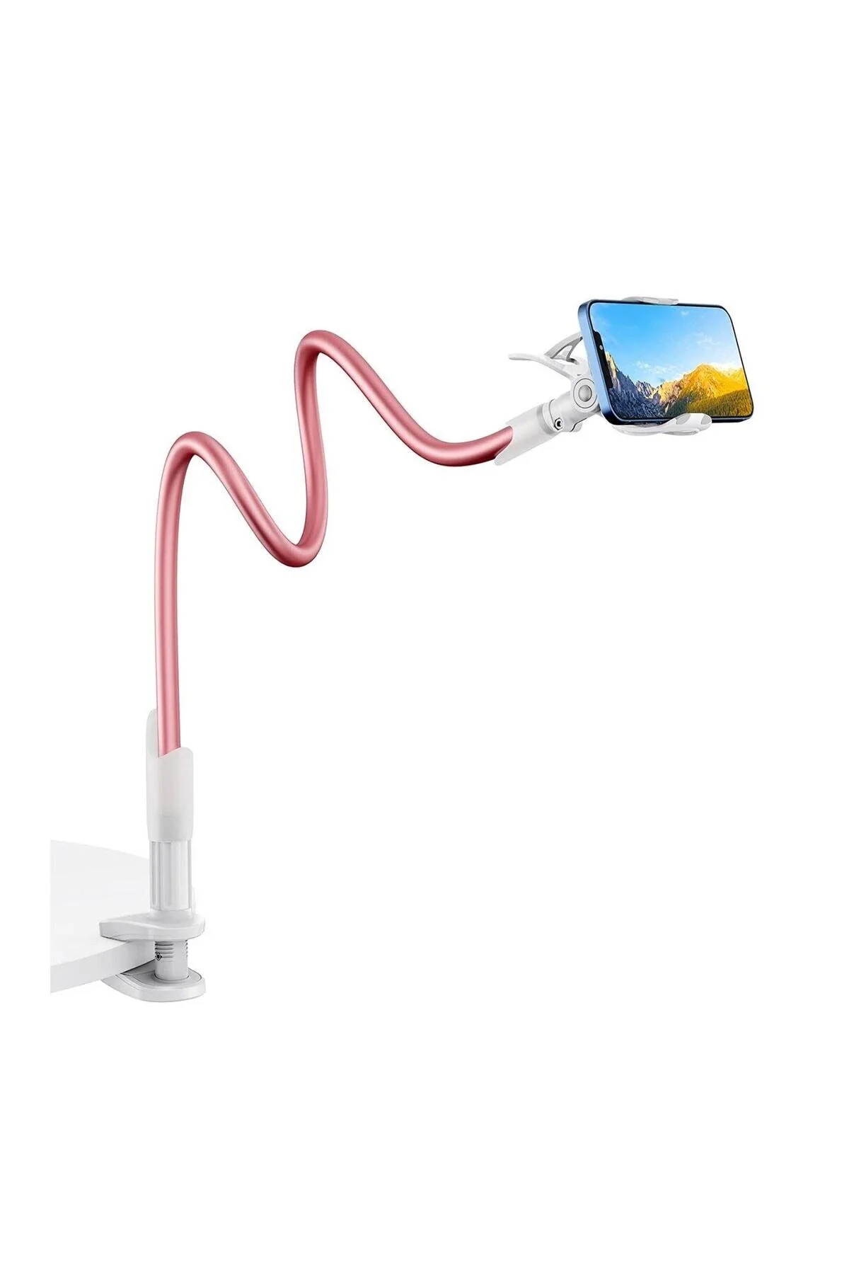 پایه نگهدارنده تلفن در خودرو SAIJI IVY ACROBAT انعطاف پذیر صورتی Bix