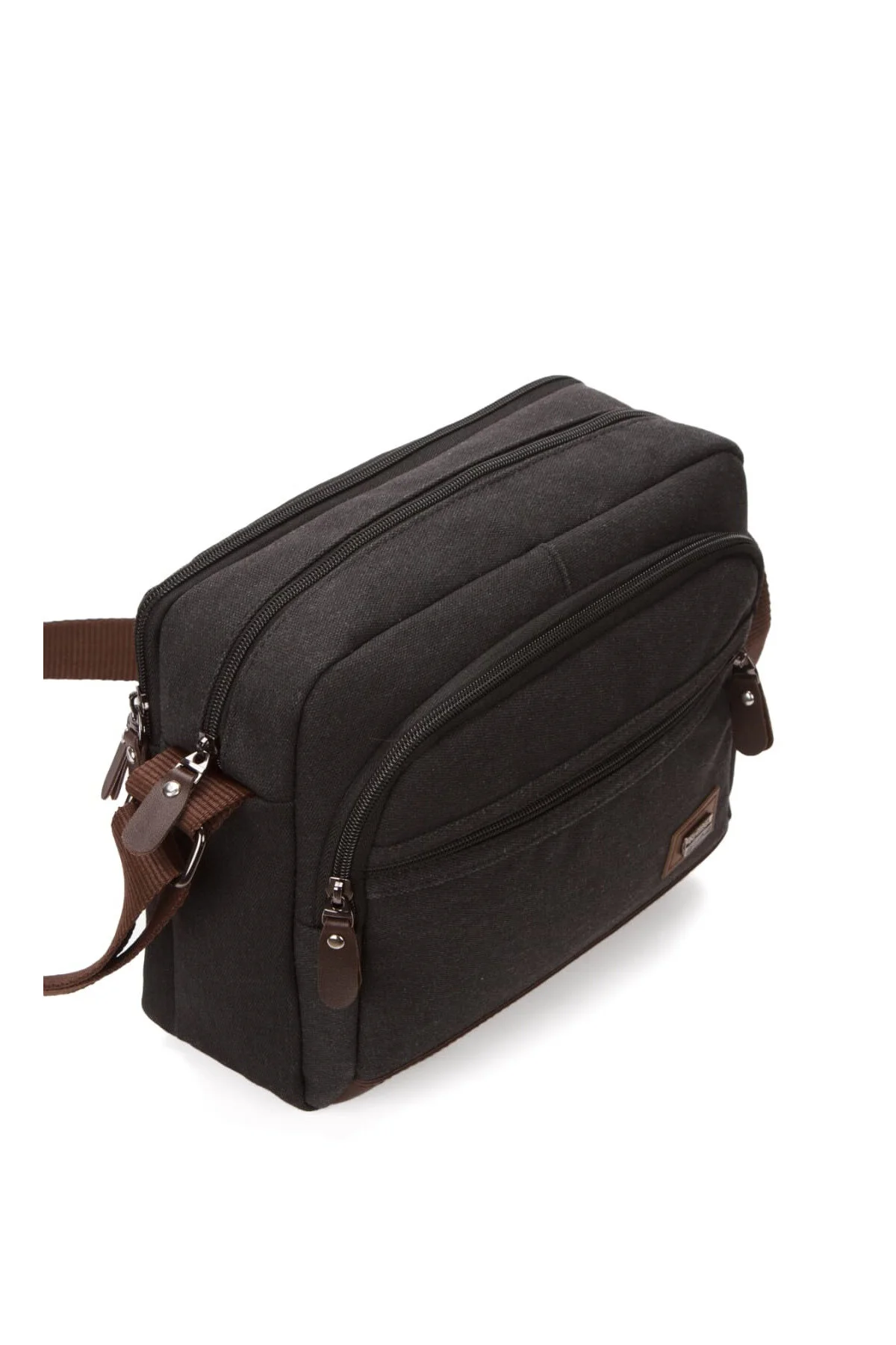 کیف شانه ای NEWISH POLO 2190 CANVAS SHOULDER AND MESSENGER BAG BLACK By Hakan