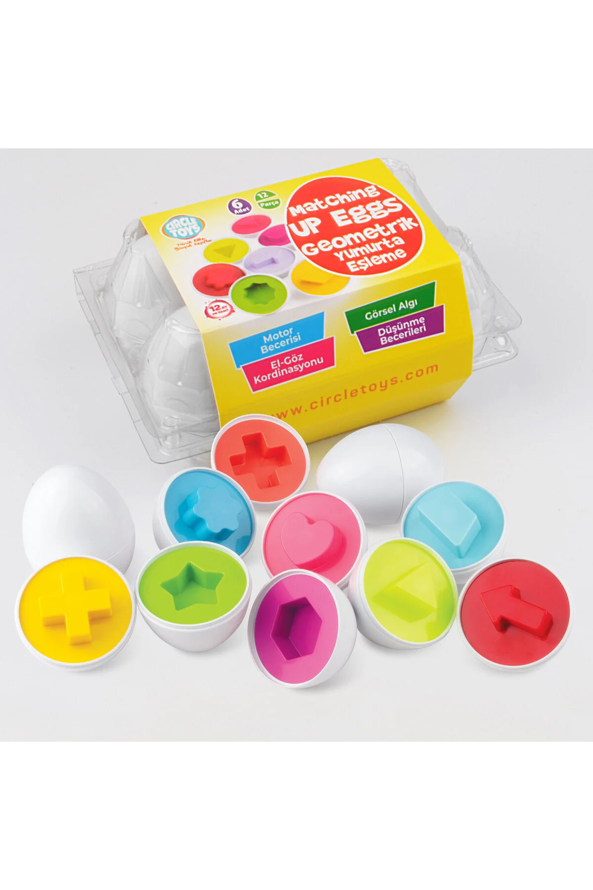 اسباب بازی آموزشی مطابقت هندسی اصل Circle Toys
