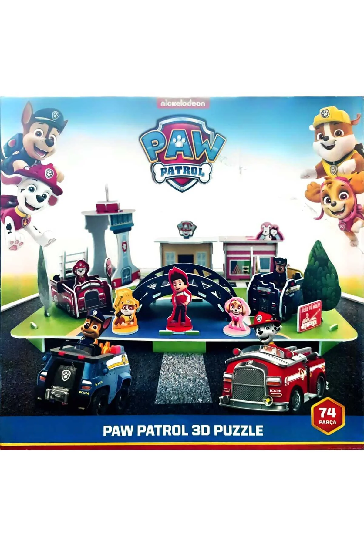 پازل سه بعدی PAW PATROL 74 PIECES Utku Oyuncak