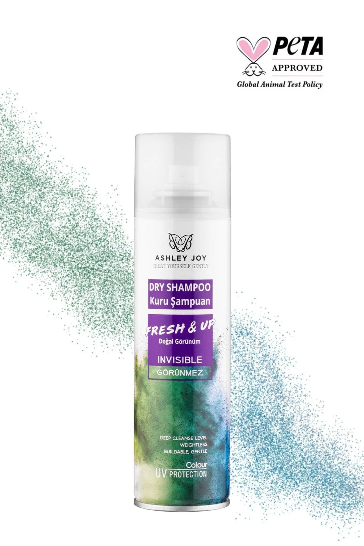 شامپو خشک حجم دهنده مدل Fresh &amp; Up با حجم 200 میل اشلی جوی Ashley Joy
