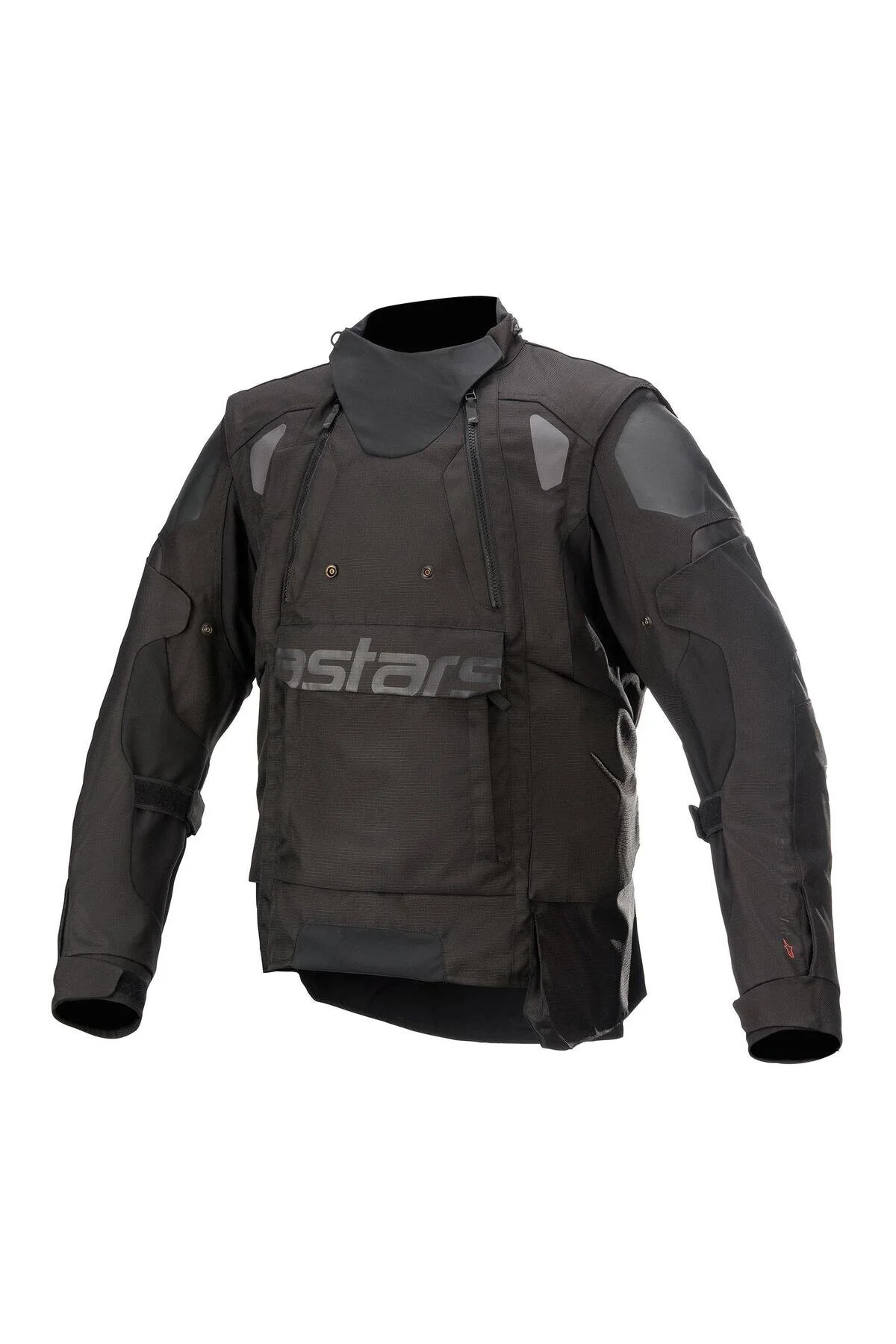 کاپشن موتورسوار مردانه HALO DS از کت موتور سیکلت محافظت شده سیاه Alpinestars