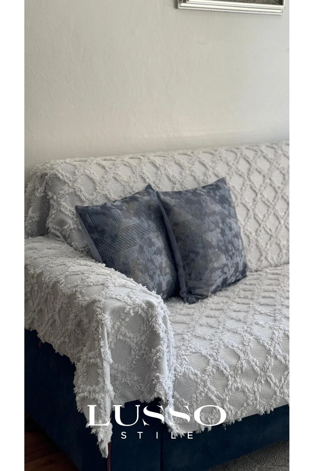 روکش مبل پوشش صندلی SIENA GREY 180 X 300 lusso stile
