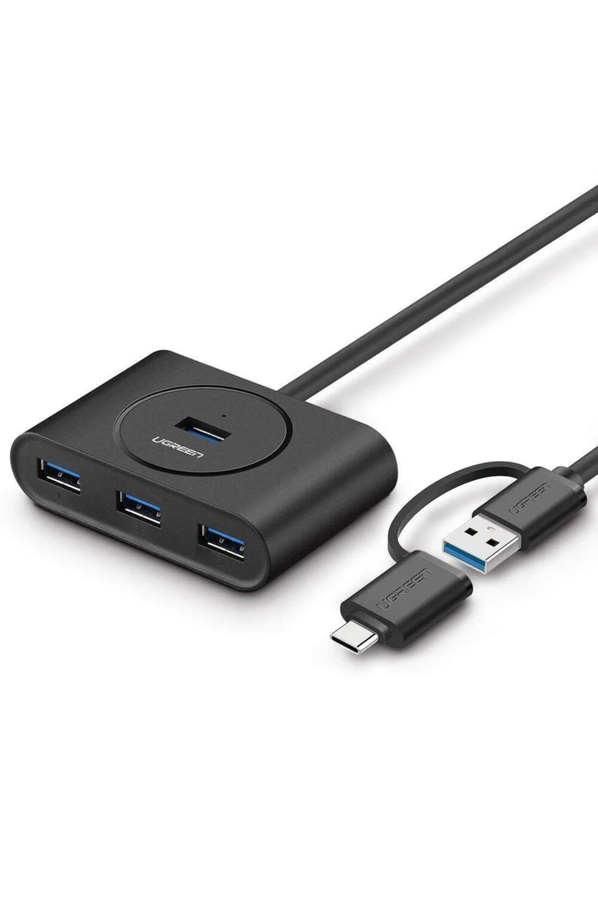 یواس بی مردانه و زنانه TYPE C USB 3.0 4 PORT HUB MULTIPLEX Ugreen