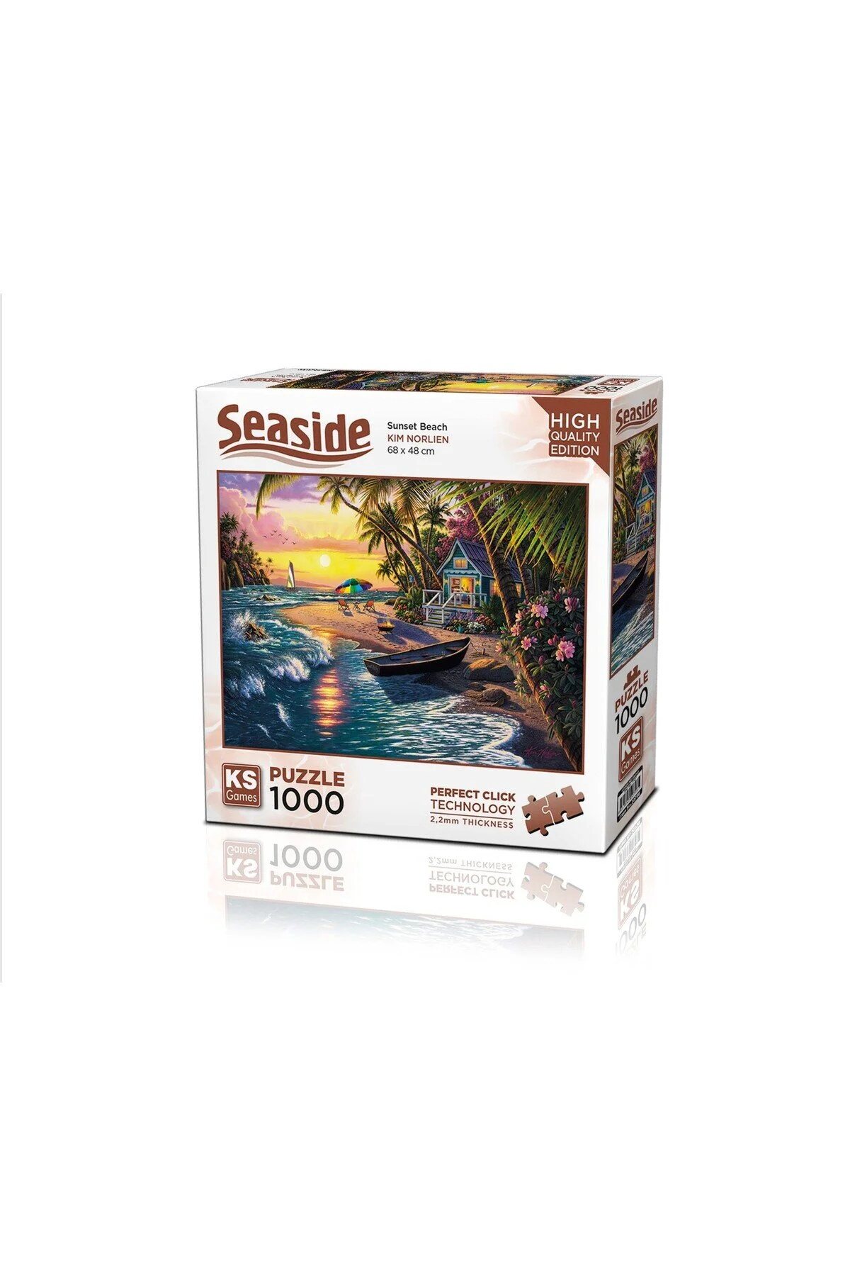 پازل SUNSET BEACH 1000 قطعه اورجینال Ks Games