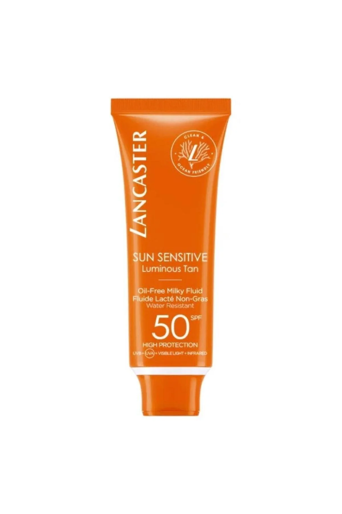Lancaster مایع شیرین بدون روغن حساسیت نورانی SPF50 50 میلی لیتر