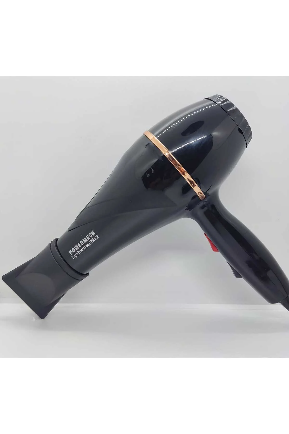 سشوار سیاه برقی Powermech 2500W توربو حرفه ای موهای خشک و مو موتور پاورتچ  Powertec