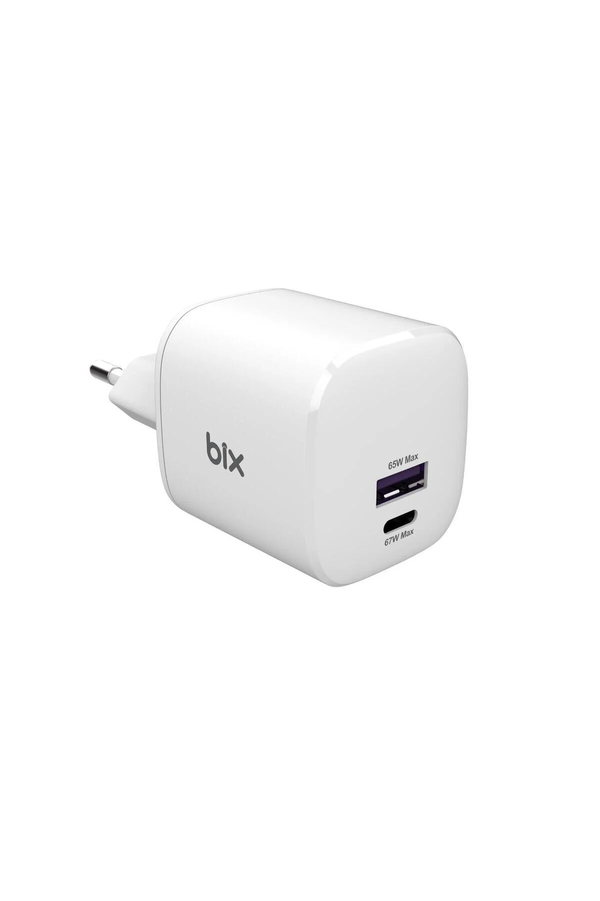 شارژر 67W SUPERVOOC 2.0 GAN USB و C PD سریع Bix