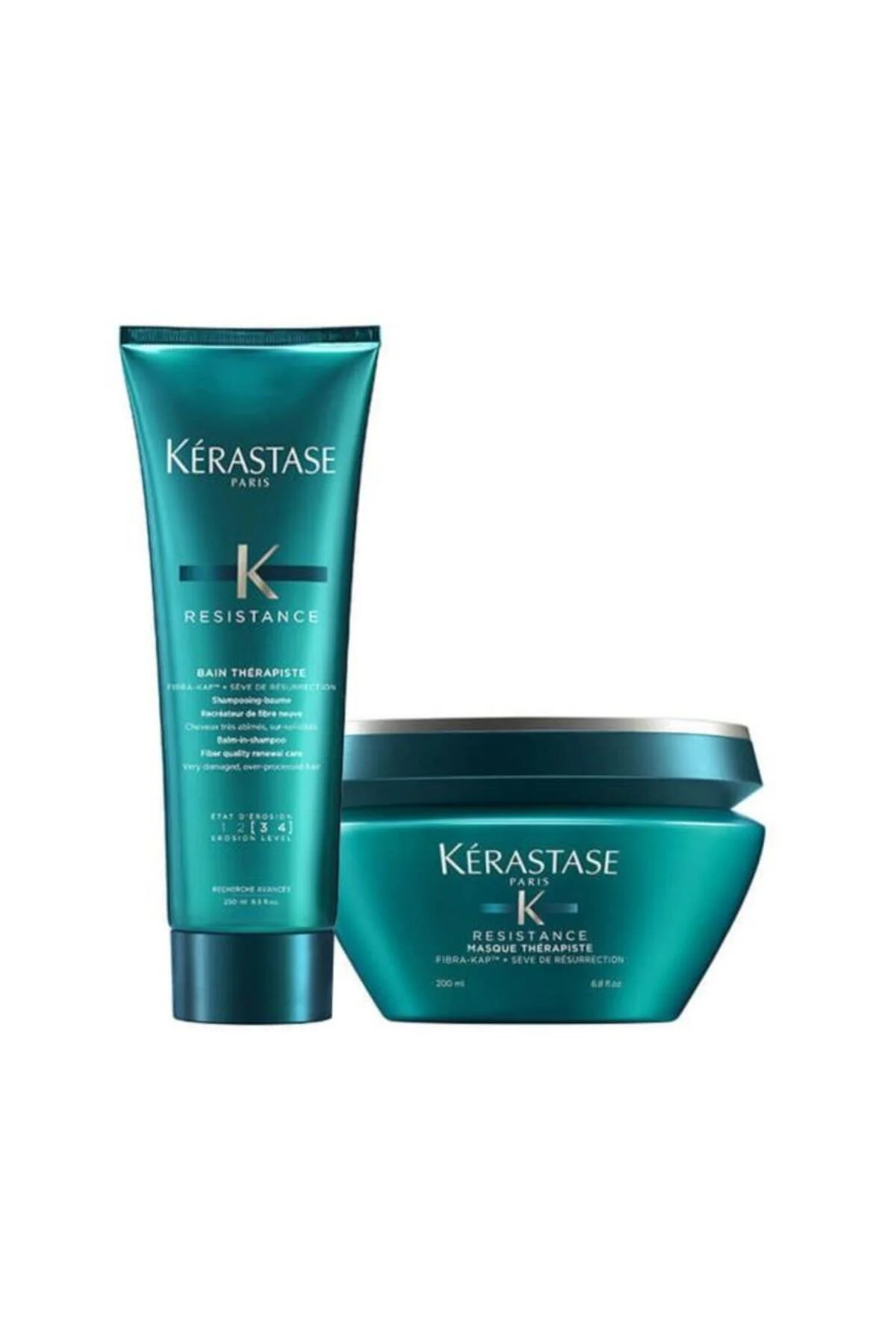 ست مراقبت مو شامپو رزیستنس باین تراپیست 250 ماسک 200 میلی لیتری پاریس اورجینال Kerastase