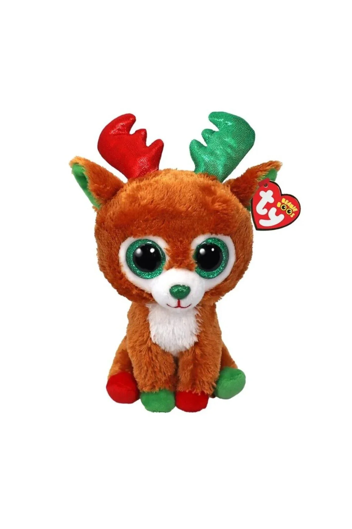اسباب بازی های پشمی TY BEANIE BOO CHRISTMAS TINSELTOES REINSELTOES 15CM Genel Markalar