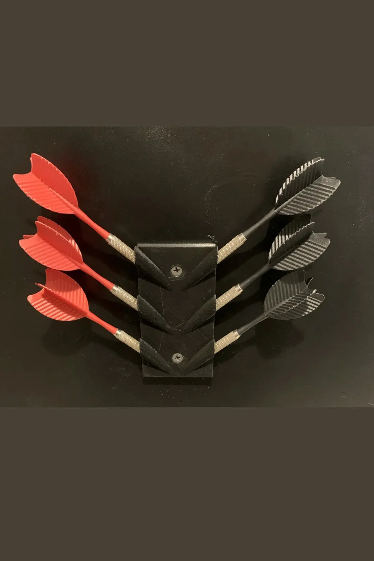 ست دارت نگهدارنده فلش 6 قطعه سیاه پیچ شامل 3D