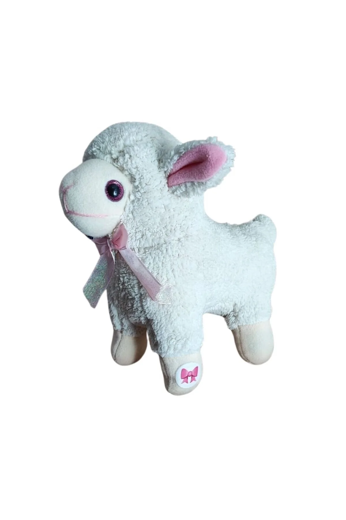 اسباب بازی های پشمی بره فرفری همراه و خواب 35 سانتی متری GRAN TOYS