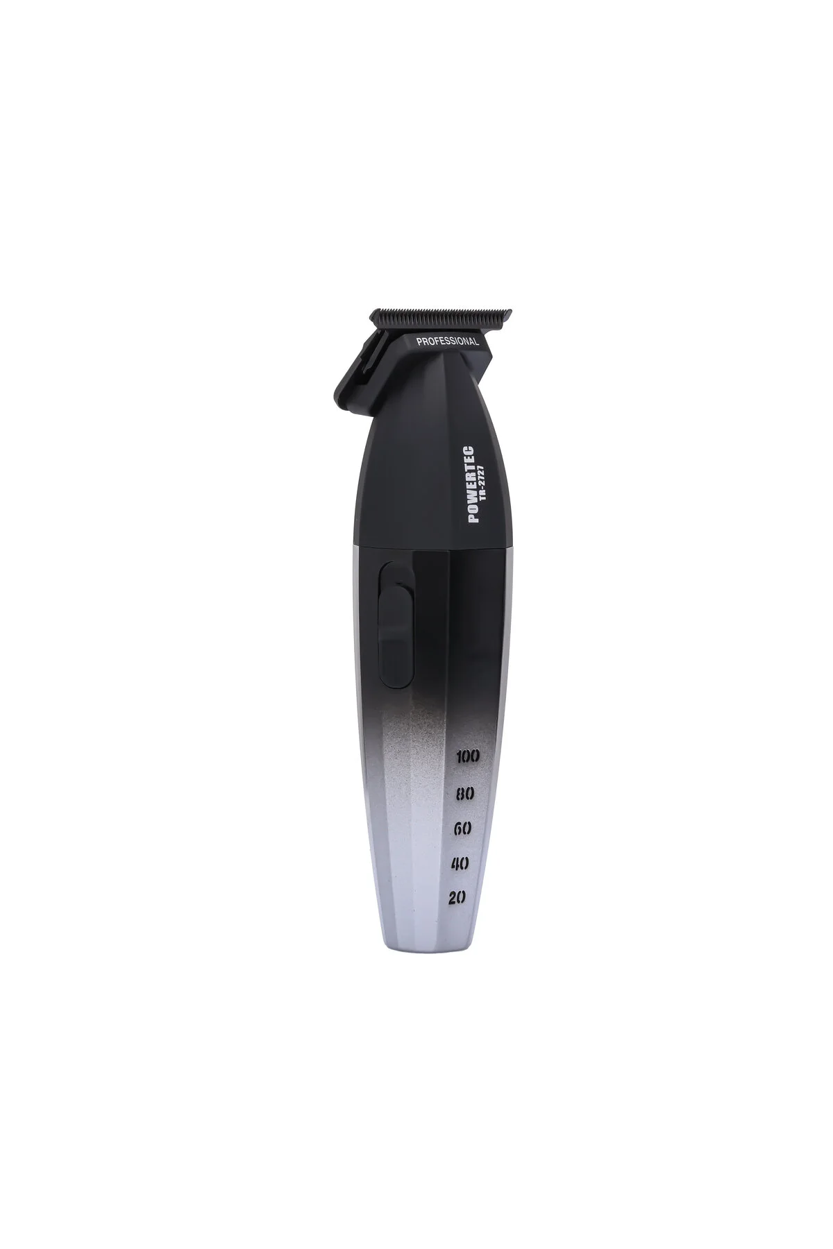 ماشین اصلاح سیاه برقی Tr 2727 مشکی Professional Usb ریش تراش Nape Drawing پاورتچ  Powertec