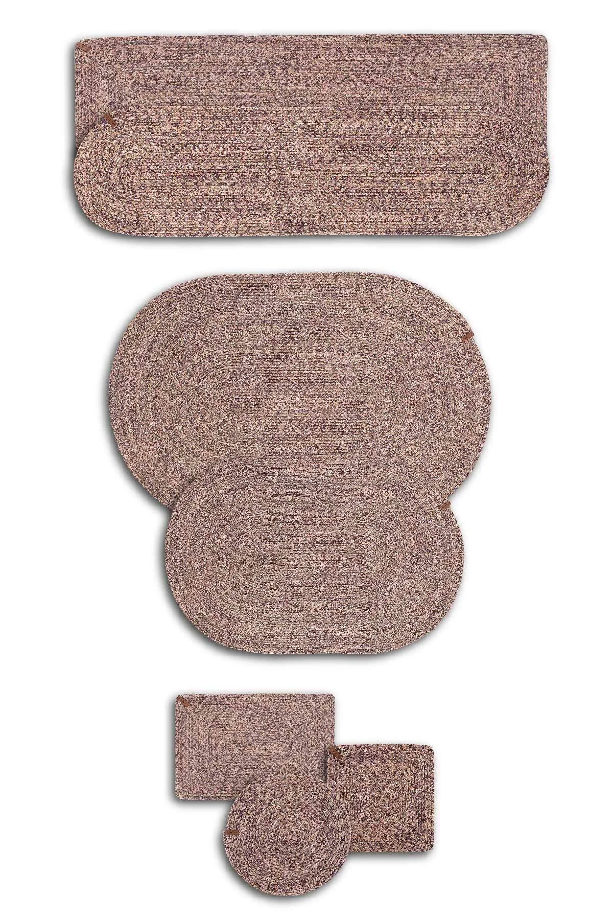 رانر و زیر بشقابی CESTA HANDMADE KNIT PURPLE RUNNER 37X136 4022 Koza Home
