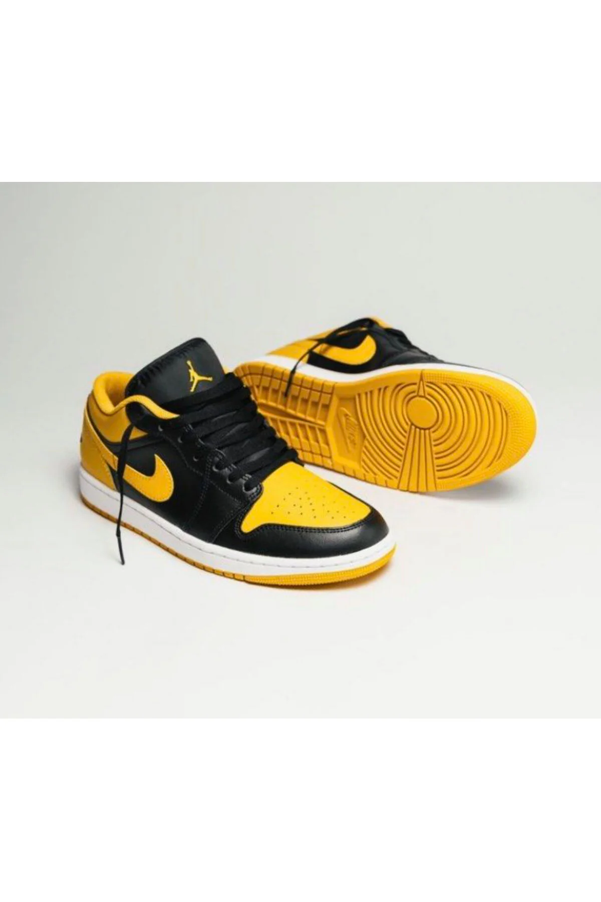 کفش بسکتبال مردانه AIR JORDAN 1 ورزشی زرد رنگ نایک Nike
