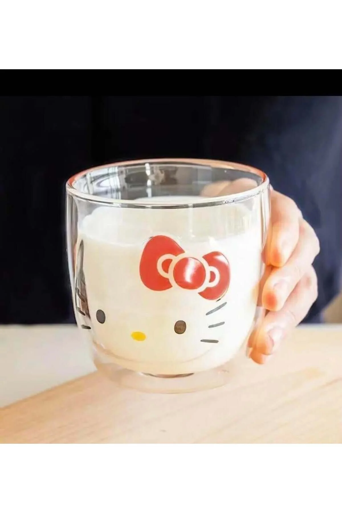 ماگ سفید سلام سبک و جلف دو برابر لیوان شیشه ای  Piraye Gift