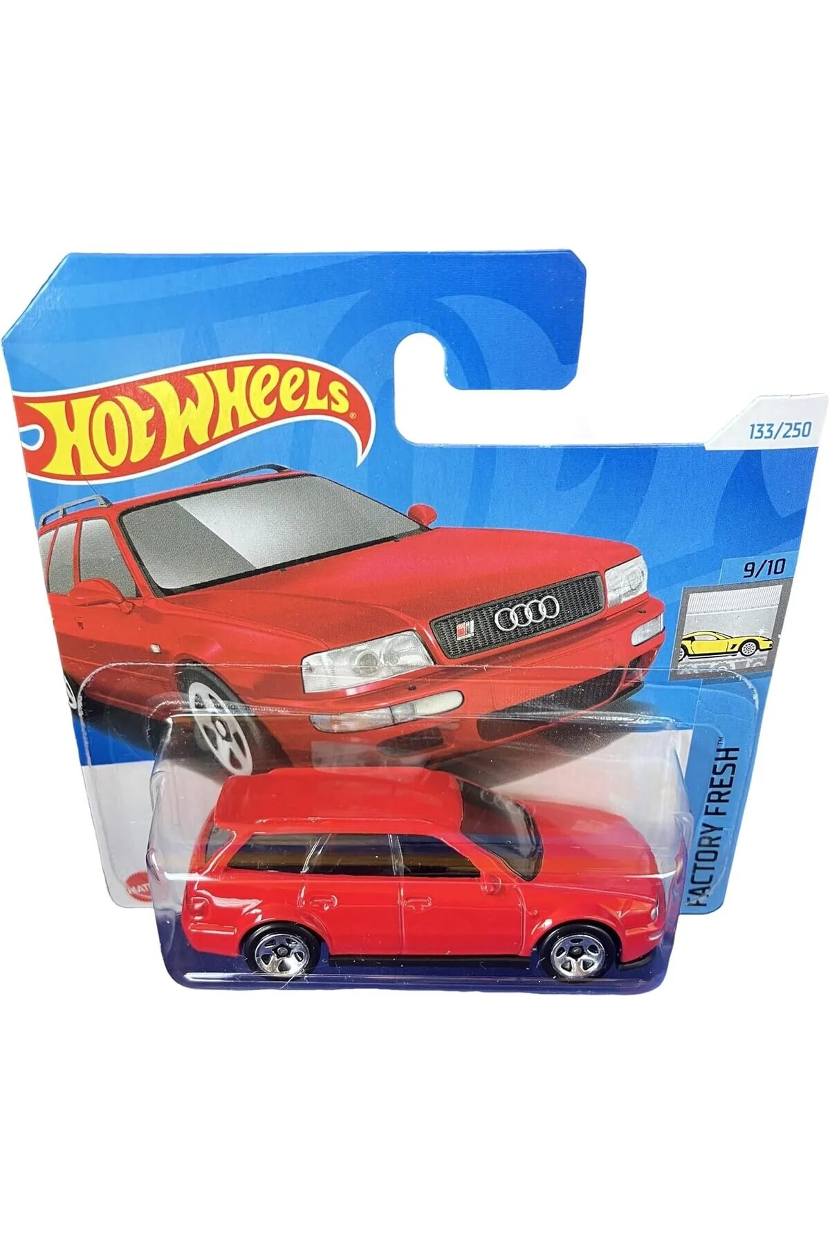 ماشین اسباب بازی ´94 AUDI AVANT RS2 کارخانه تازه 9 10 HTC54 کارت کوتاه قرمز 2024 هات ویلز HOT WHEELS