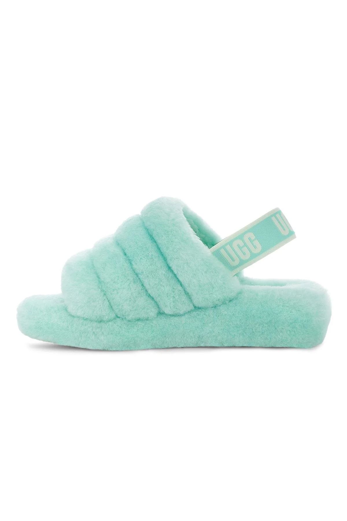 کفش زنانه W FLUFF بله SLIDE PALE EMERALD یو جی جی UGG