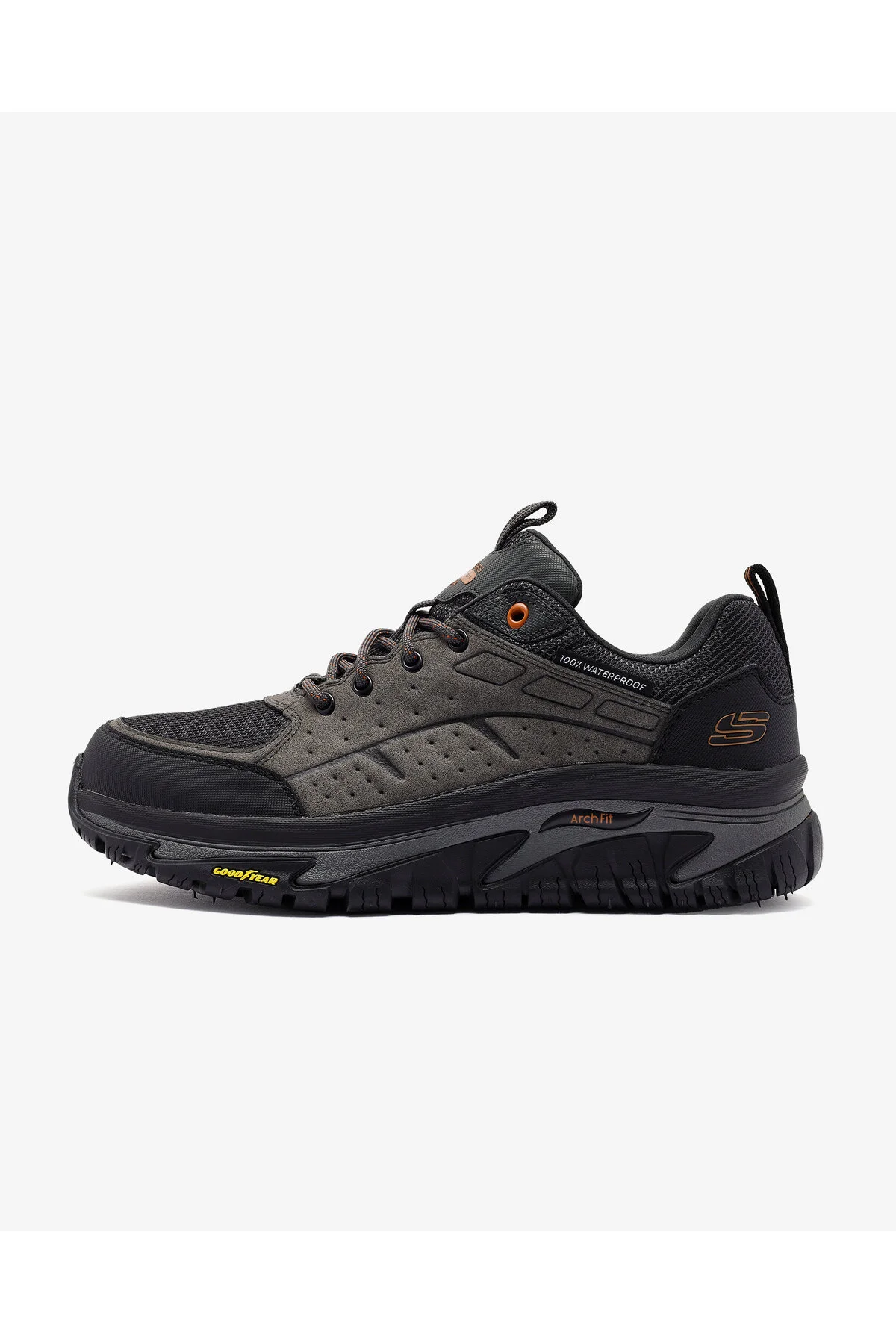 کفش پیاده روی مردانه ARCH FIT ROAD WALKER MEN'S GREY BOOKS Skechers