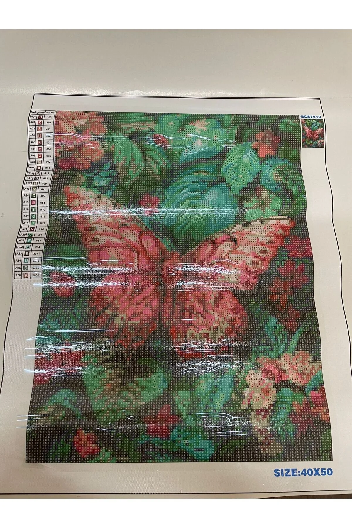 پازل ملیله مهره دار 5 بعدی سنگ موزاییک الماس تصویر کمیاب 50X40 تمام منجوق Yapboz