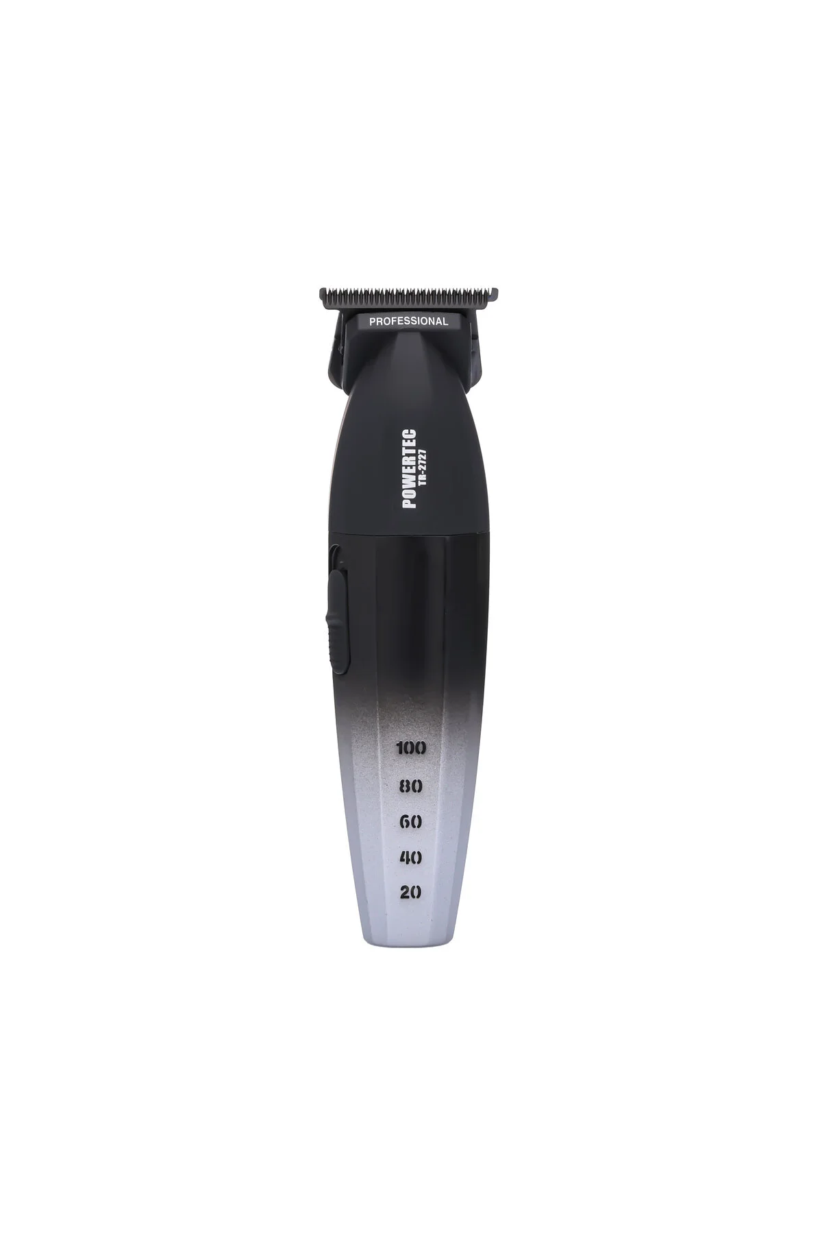 ماشین اصلاح سیاه برقی Tr 2727 مشکی Professional Usb ریش تراش Nape Drawing پاورتچ  Powertec