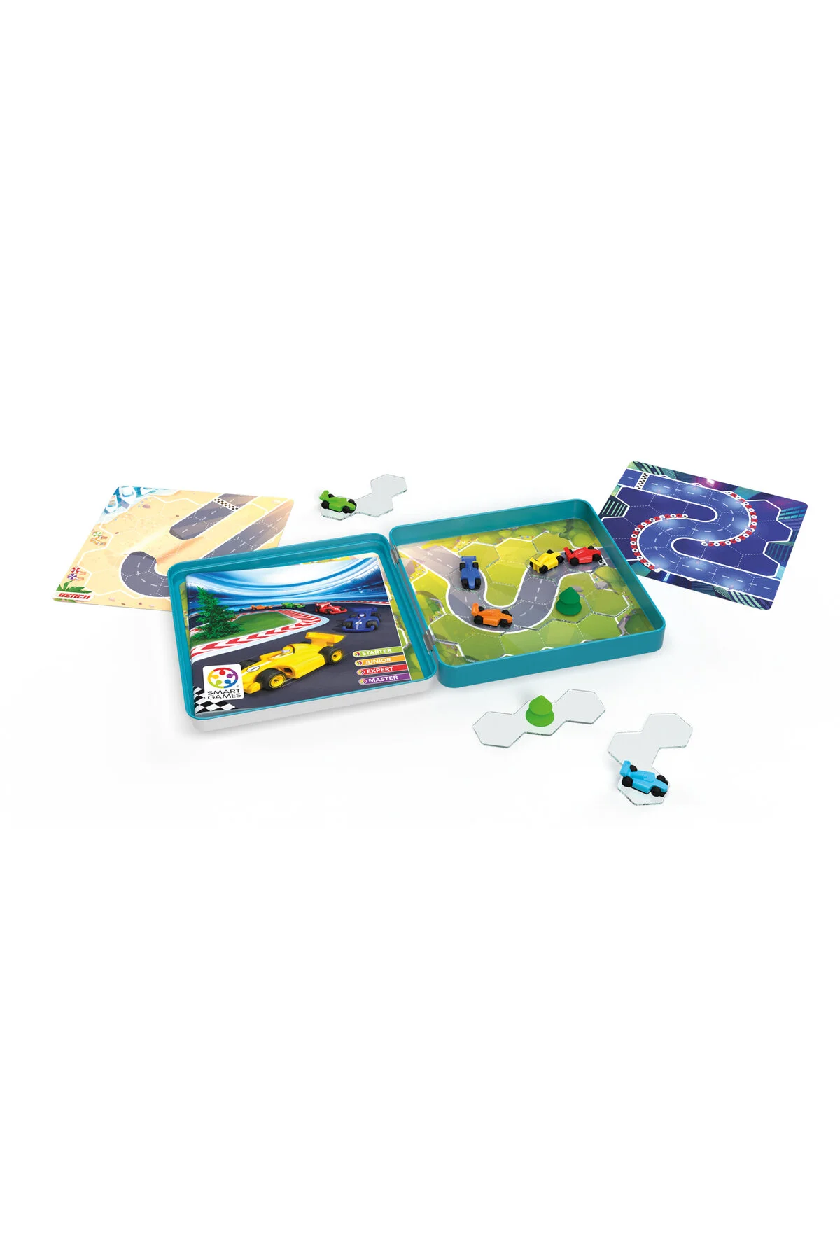 اسباب بازی های آموزشی جعبه فلزی موقعیت Smartgames Pole  Smart Games