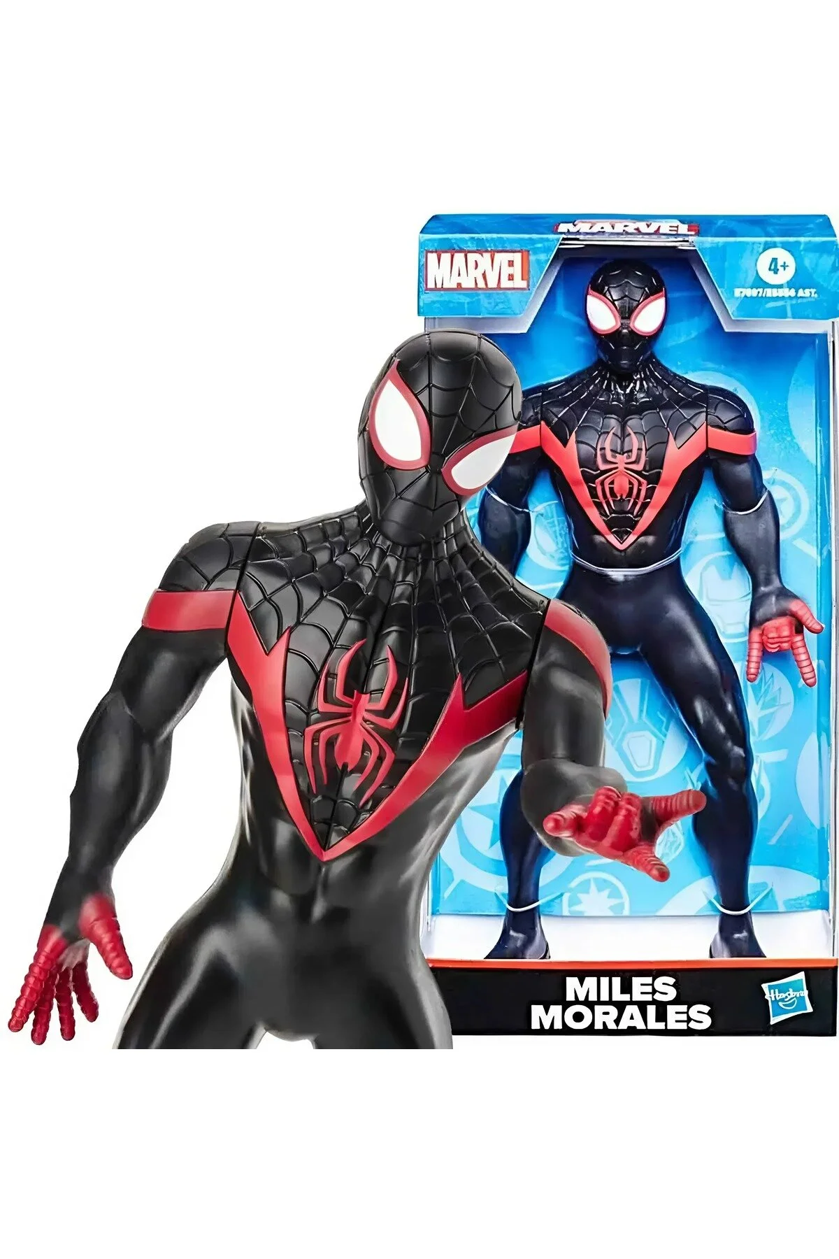 اسباب بازی های فیگور شخصیت بنفش شکل غول کلاسیک مایلز مورالس E7697  Hasbro