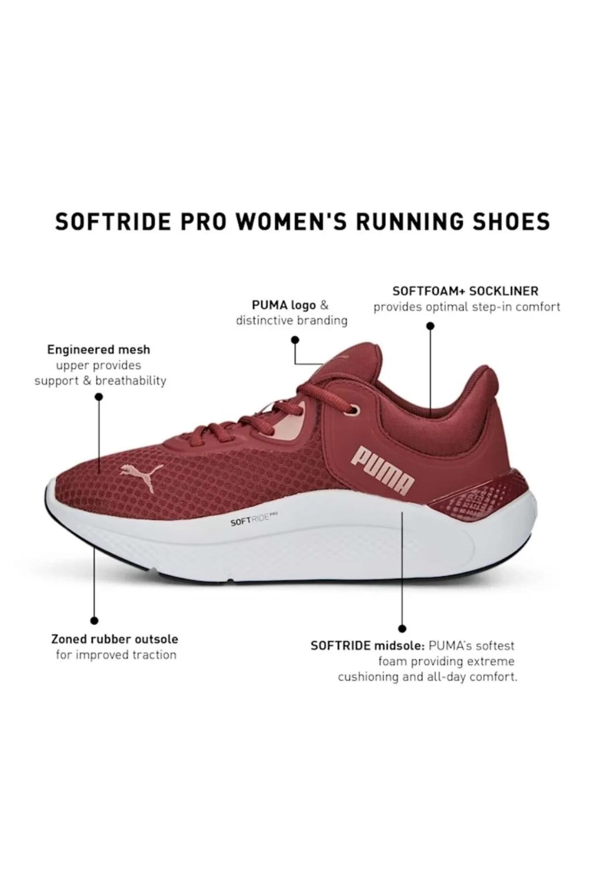 کفش زنانه Softride Pro Wns ورزشی لیلا پوما Puma