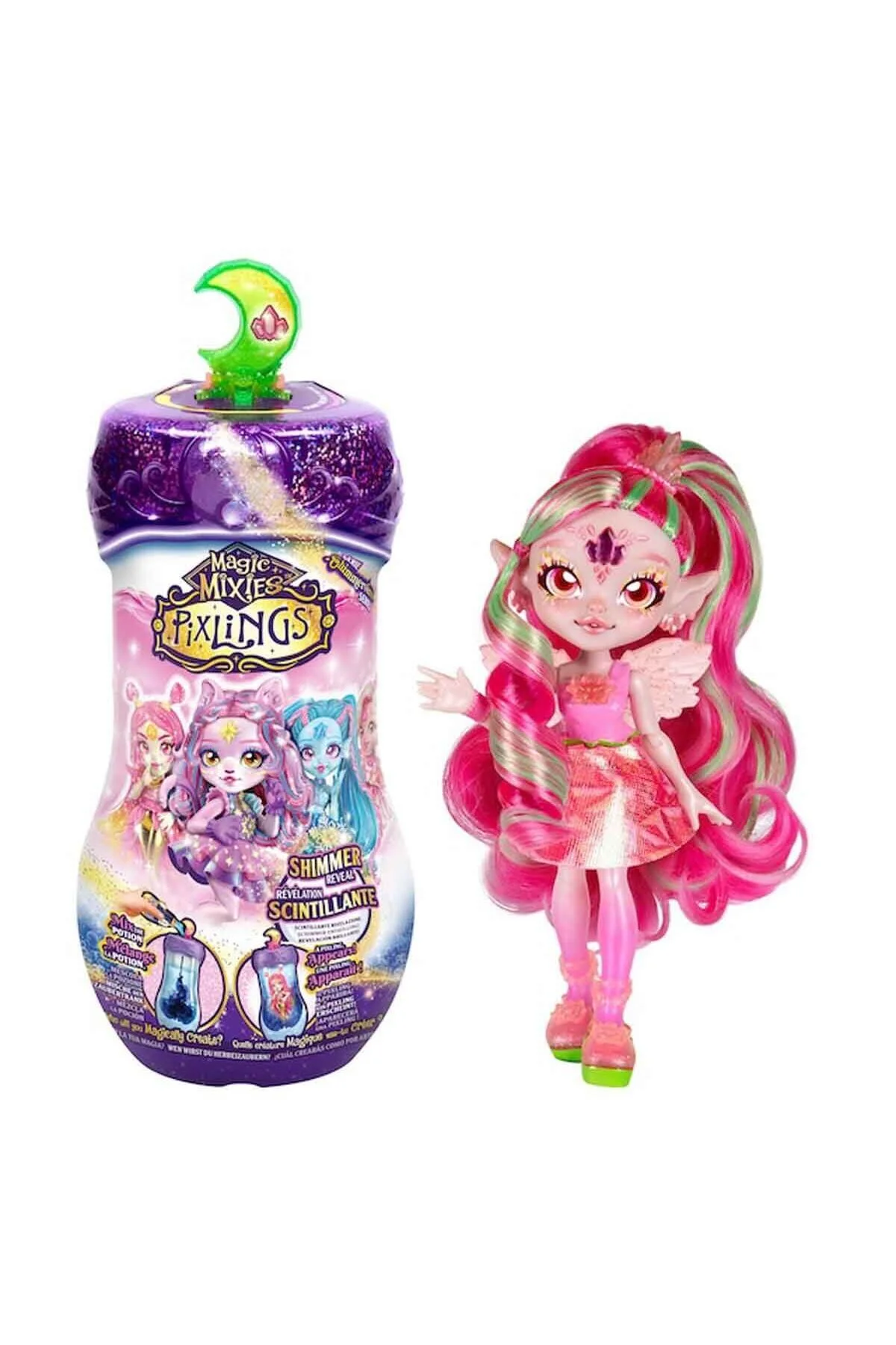 عروسک های مدل MAGIC PIXLING SINGLE PACK S2 MG101000 پوشش سبز GIOCHI PREZIOSI