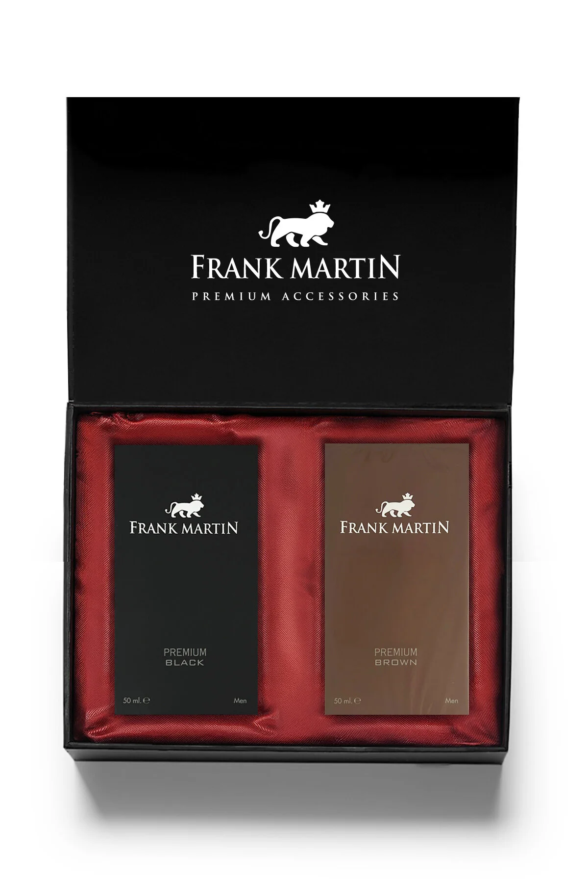 ست عطر مردانه مجموعه جعبه ای حق بیمه سیاه 50 میل و قهوه فرنک مارتین Frank Martin