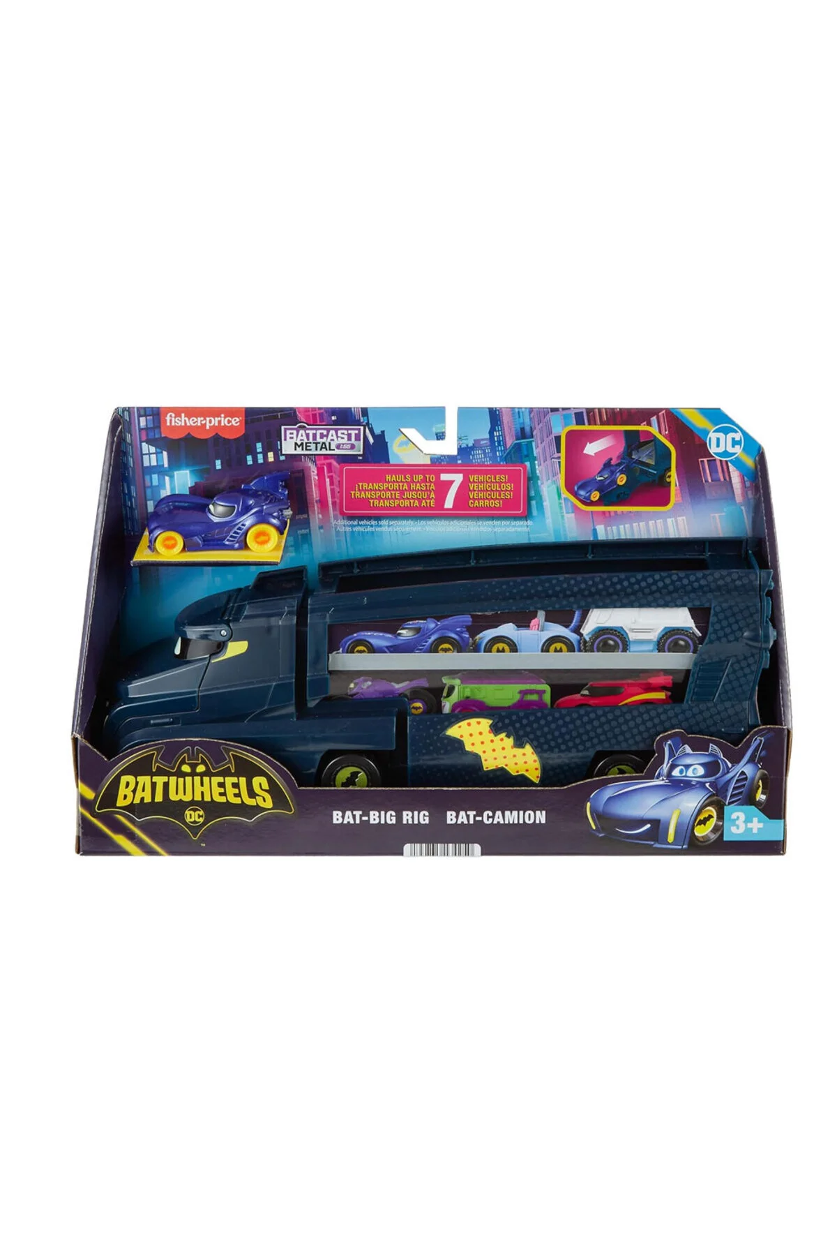 ماشین اسباب بازی BATWHEELS FISHER PRICE BIG TIR HMX07 Fisher Price
