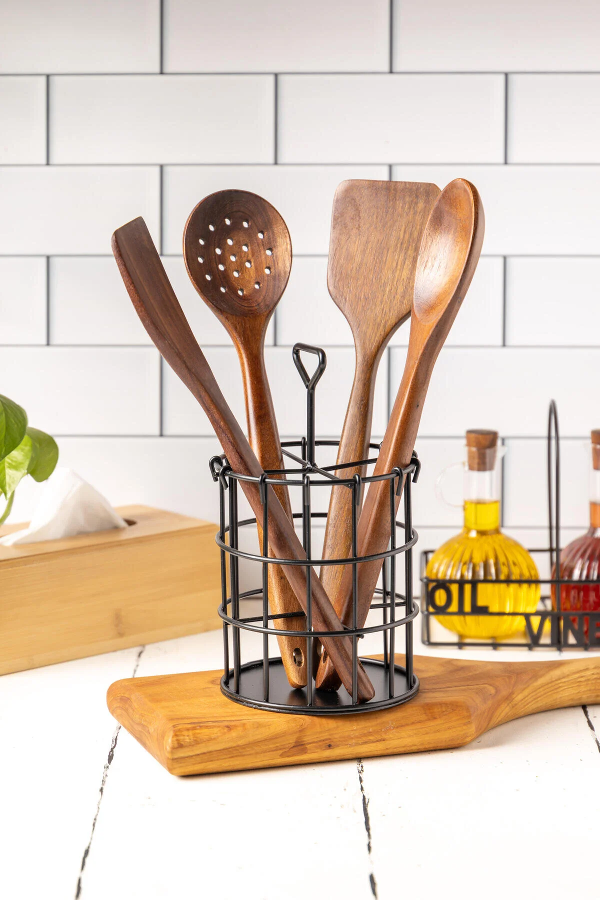 جای قاشق و چنگال CREMMA BLACK اورجینال FH finehome