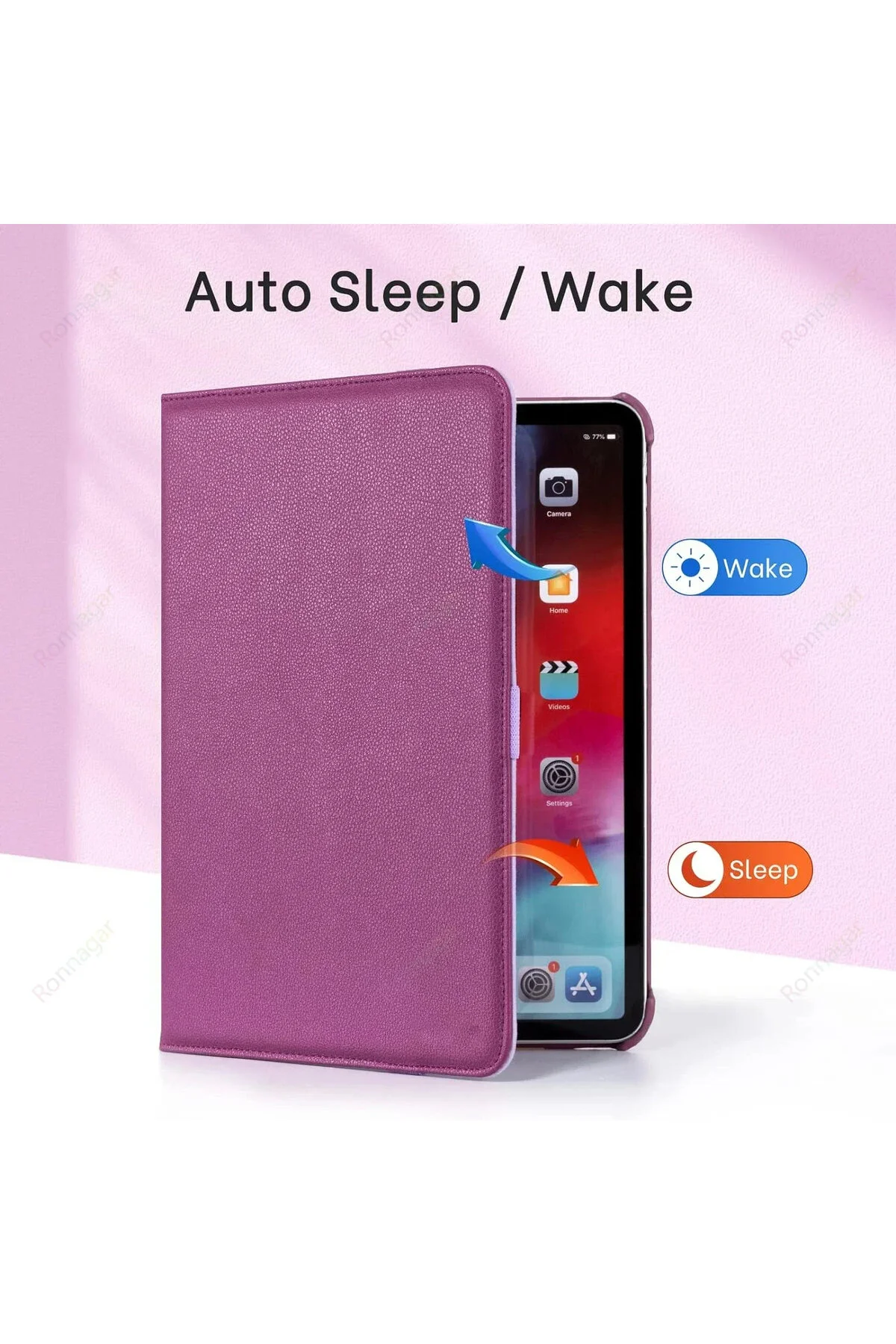 کاور تبلت LENOVO M10 PLUS TB 125FU نسل سوم سازگار با پایه قابل چرخش 360 + محافظ صفحه قلم لمسی MMP SHOP