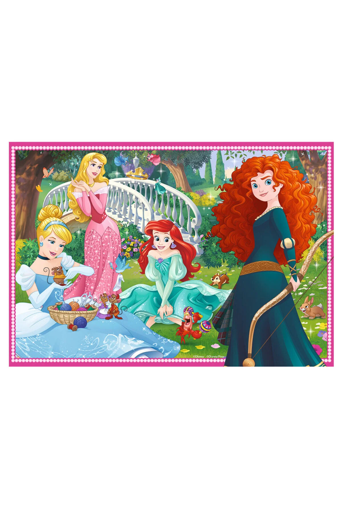 پازل ها و یاپبوزهای کودک 2x12 تکه WD Princess 076208 U295043 RAVENSBURGER