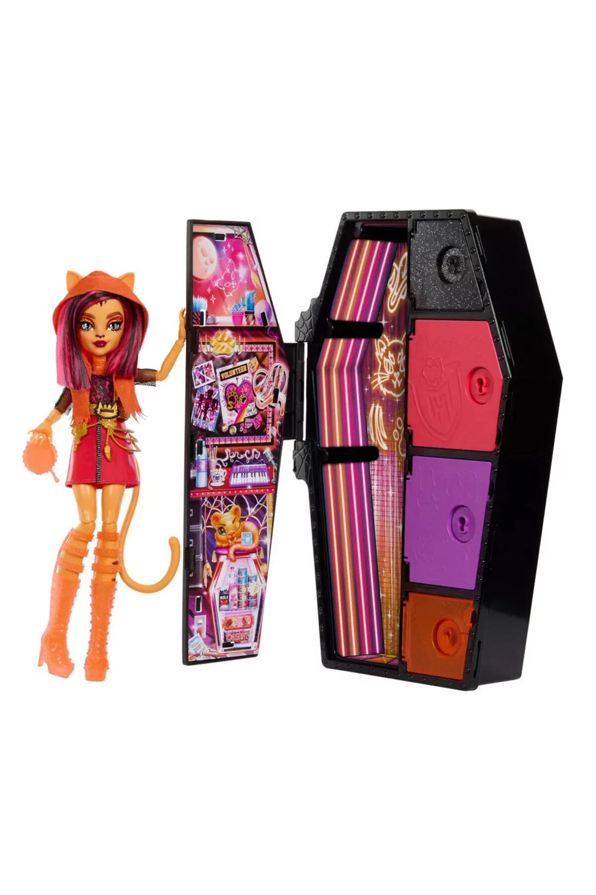 عروسک های پلاستیکی دوستان مرموز 3 سری HPD59HNF80 MONSTER HIGH