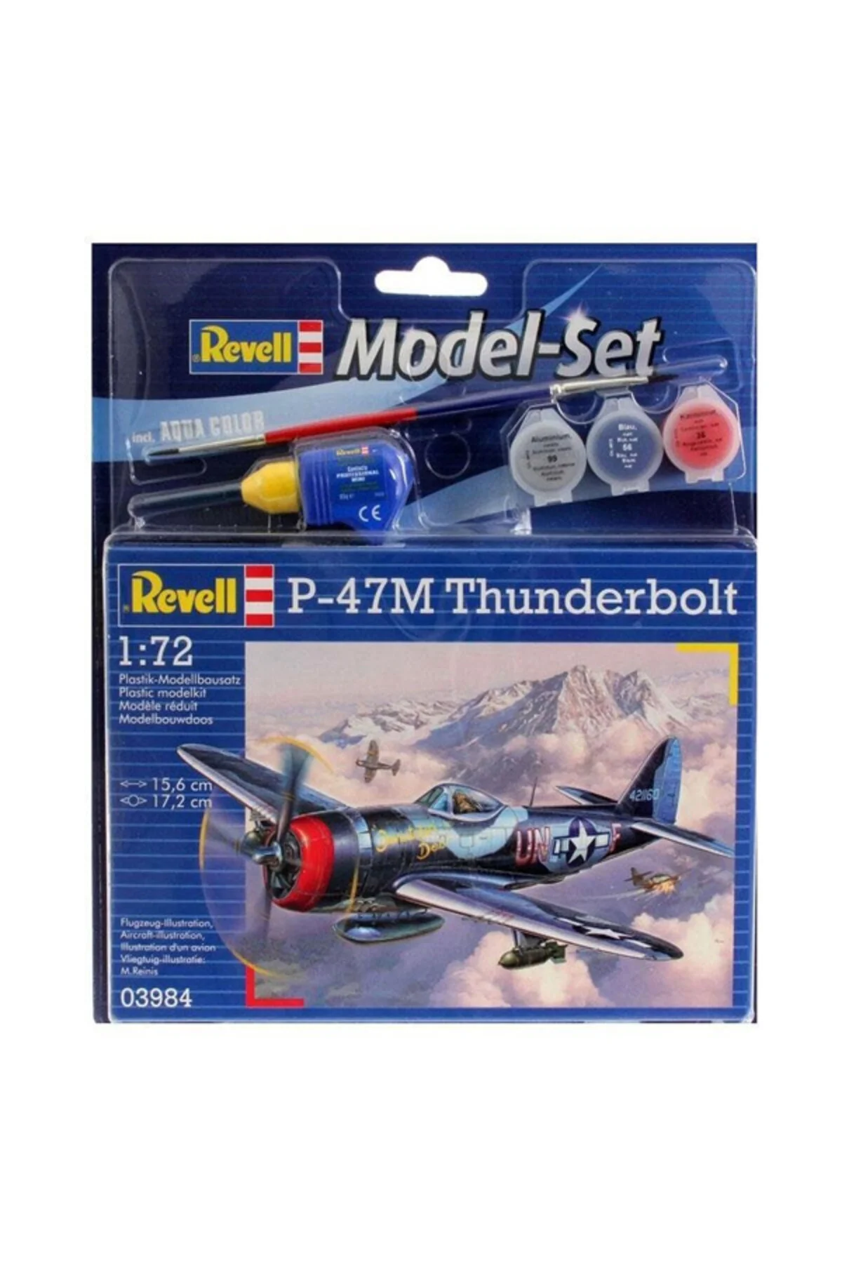 ماکت مردانه و زنانه مدل ست P47M Thunderbolt 63984 اورجینال REVELL