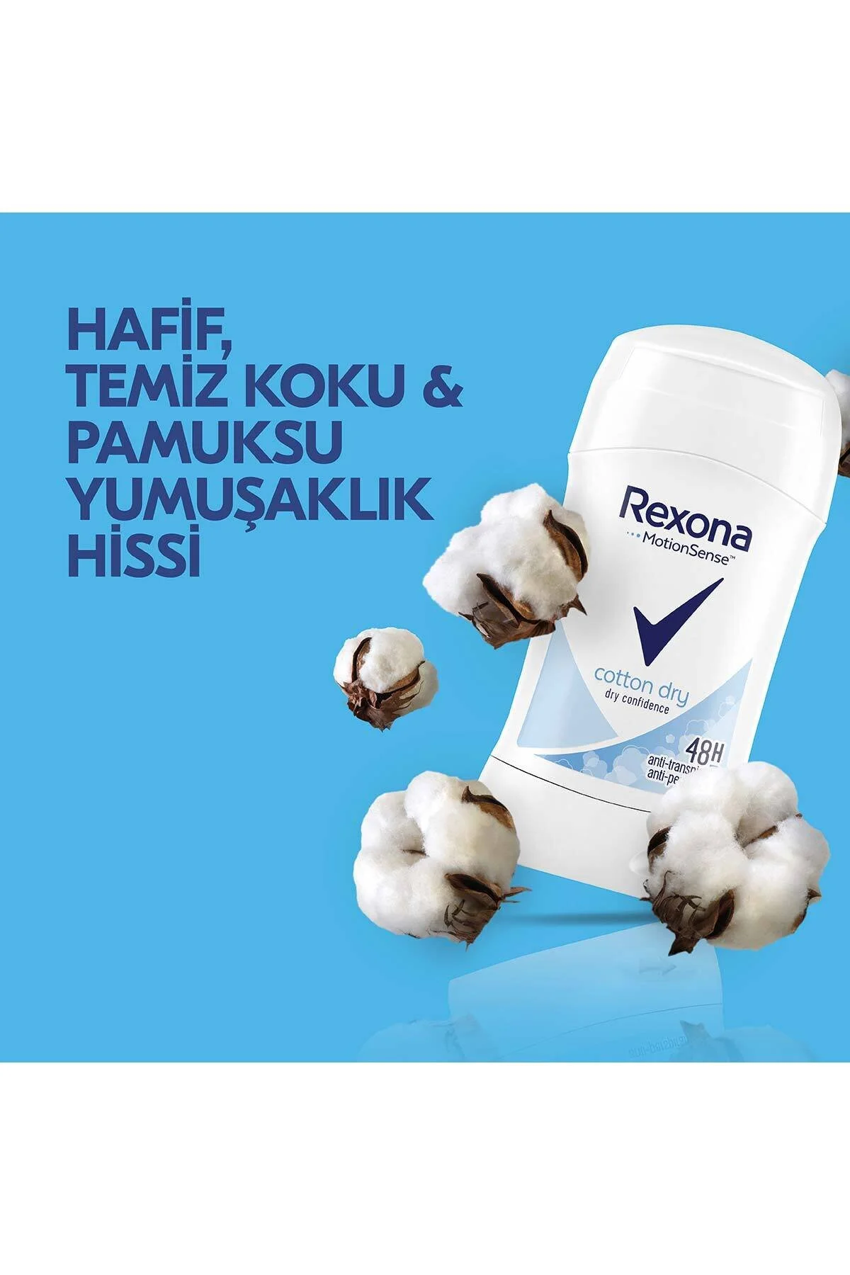 رول‌آن زنانه رکسونا مدل موشن‌سنس کاٹن درای 40 میلی‌لیتر  Rexona