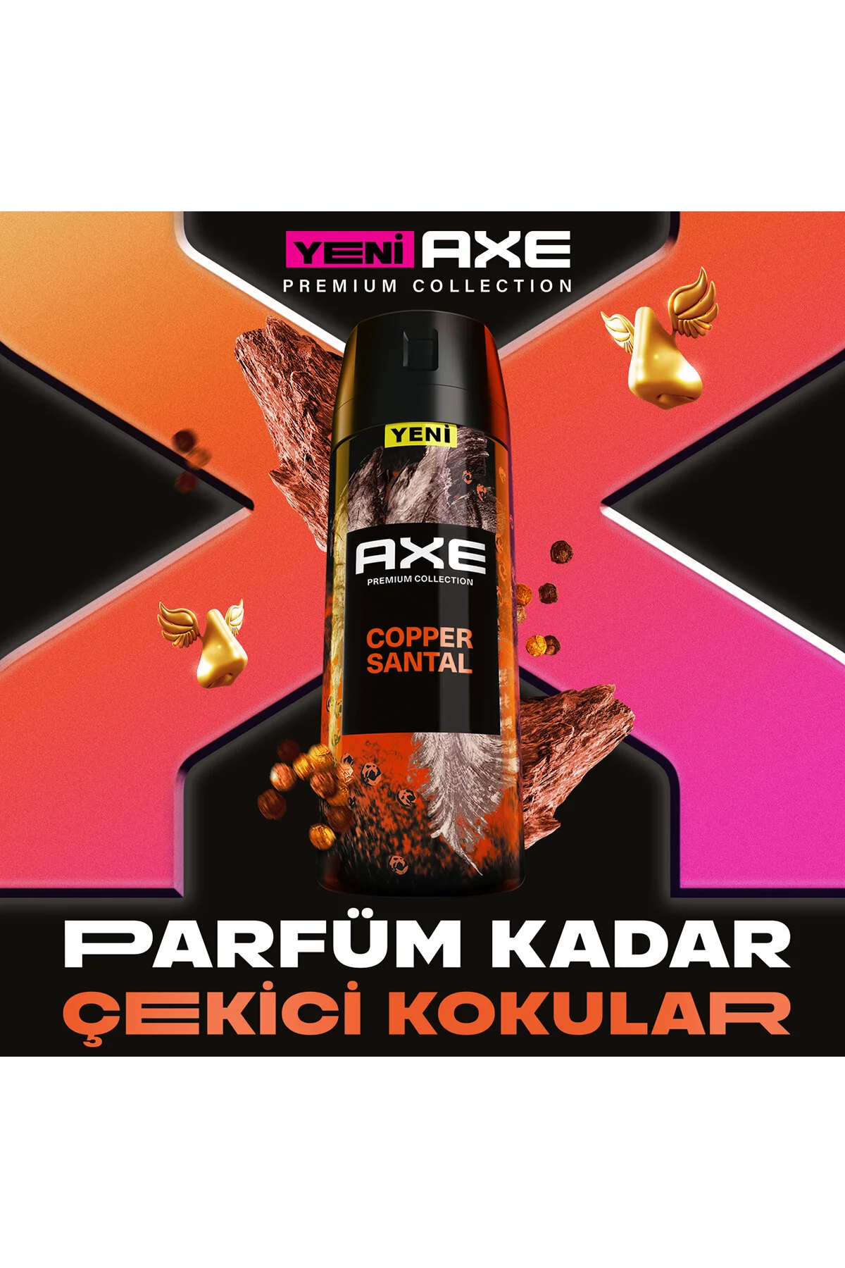 دئودورانت و رول آن ژل دوش پرمیمر مس سانتال 3 در 1 300 میل اسپری مردانه 150 اکس Axe