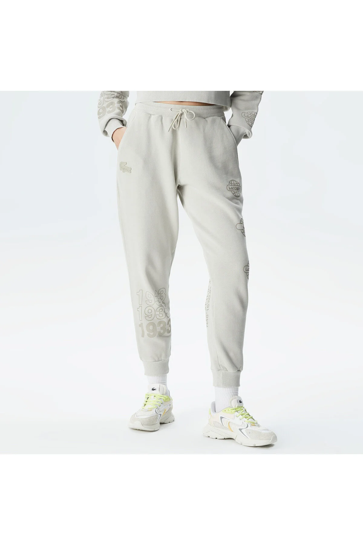شلوار گرمکن خاکستری مردانه House Of Superstep X Tracksuit Grey Six لاگوست Lacoste