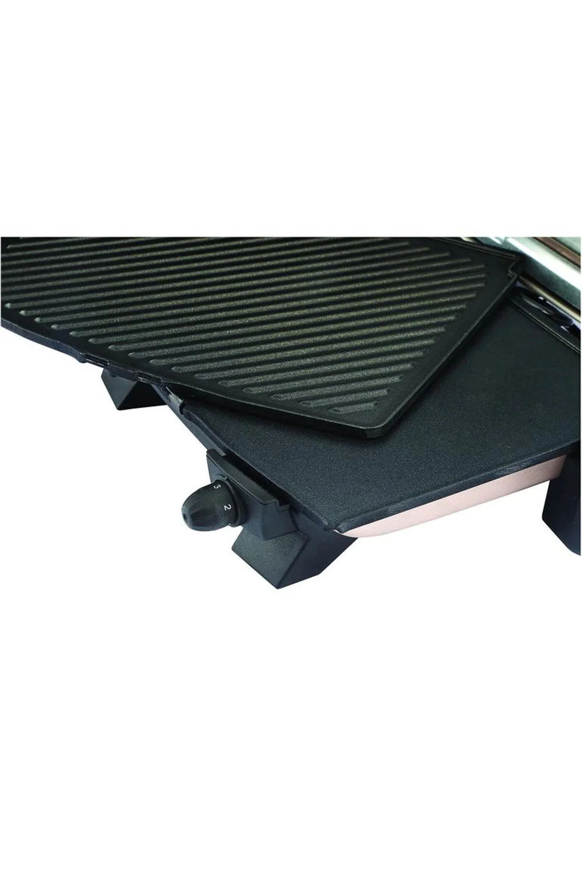 دستگاه ساندویچ و تست کباب پز توستر برقی ریخته گری INOX صفحه نچسب دو طرفه قابل جدا شدن اورجینال TEFAL