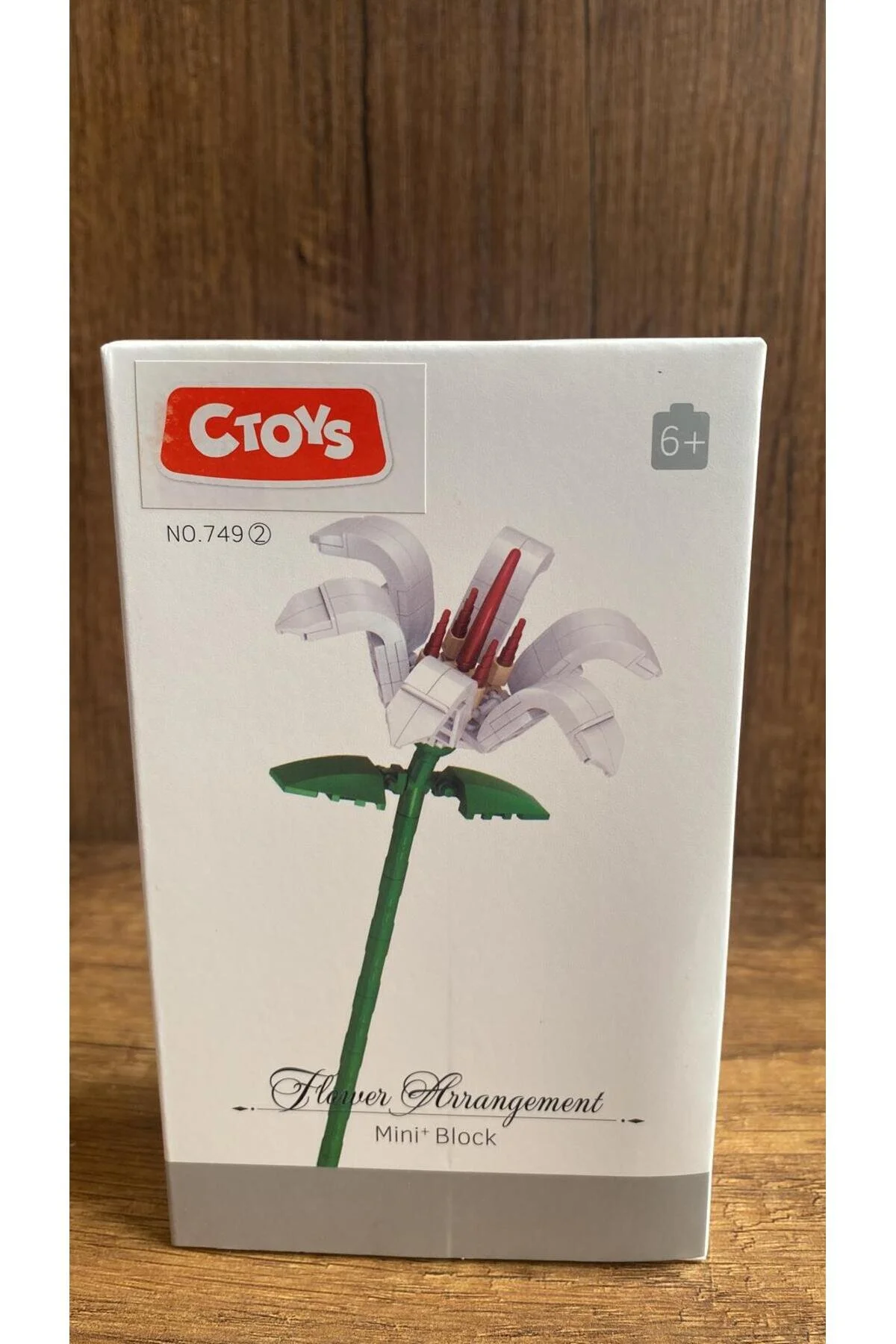 لگو و اسباب بازی های ساخت محور BUILDING TOYS FLOWER LILY TOY ساز لیلی سفید بلوک ساختمانی از ترکیه scntoys